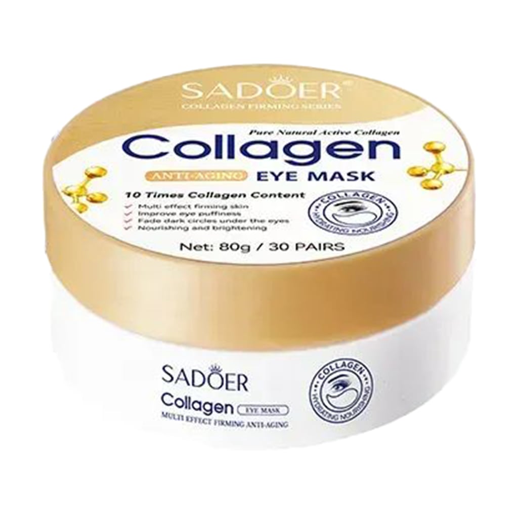 Омолоджувальні гідрогелеві патчі для шкіри навколо очей Sadoer Collagen Eye Mask, 60 шт
